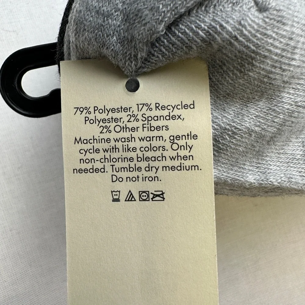 No Boundaries Low Cut Socks 10 Pack‎ Gray Black White Women's 4-10